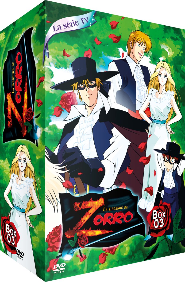 Coffret la légende de Zorro, vol. 3 dvd