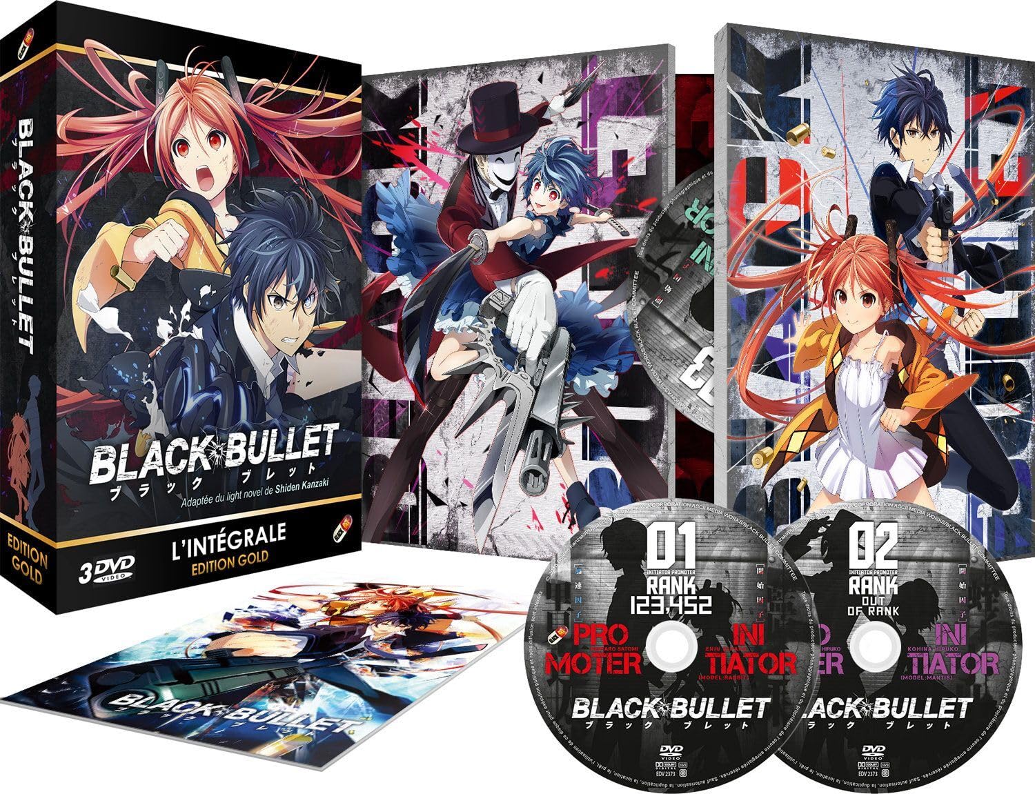 Black Bullet - Intégrale - Edition Gold (3 DVD + Livret) Films