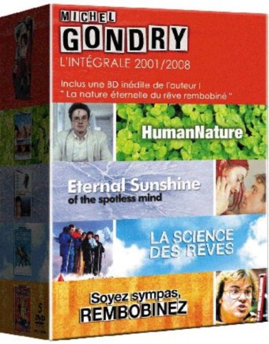 Coffret Gondry : Soyez sympa, rembobinez ; Human nature ; Eternal sunshine ; Science des rêves Movies
