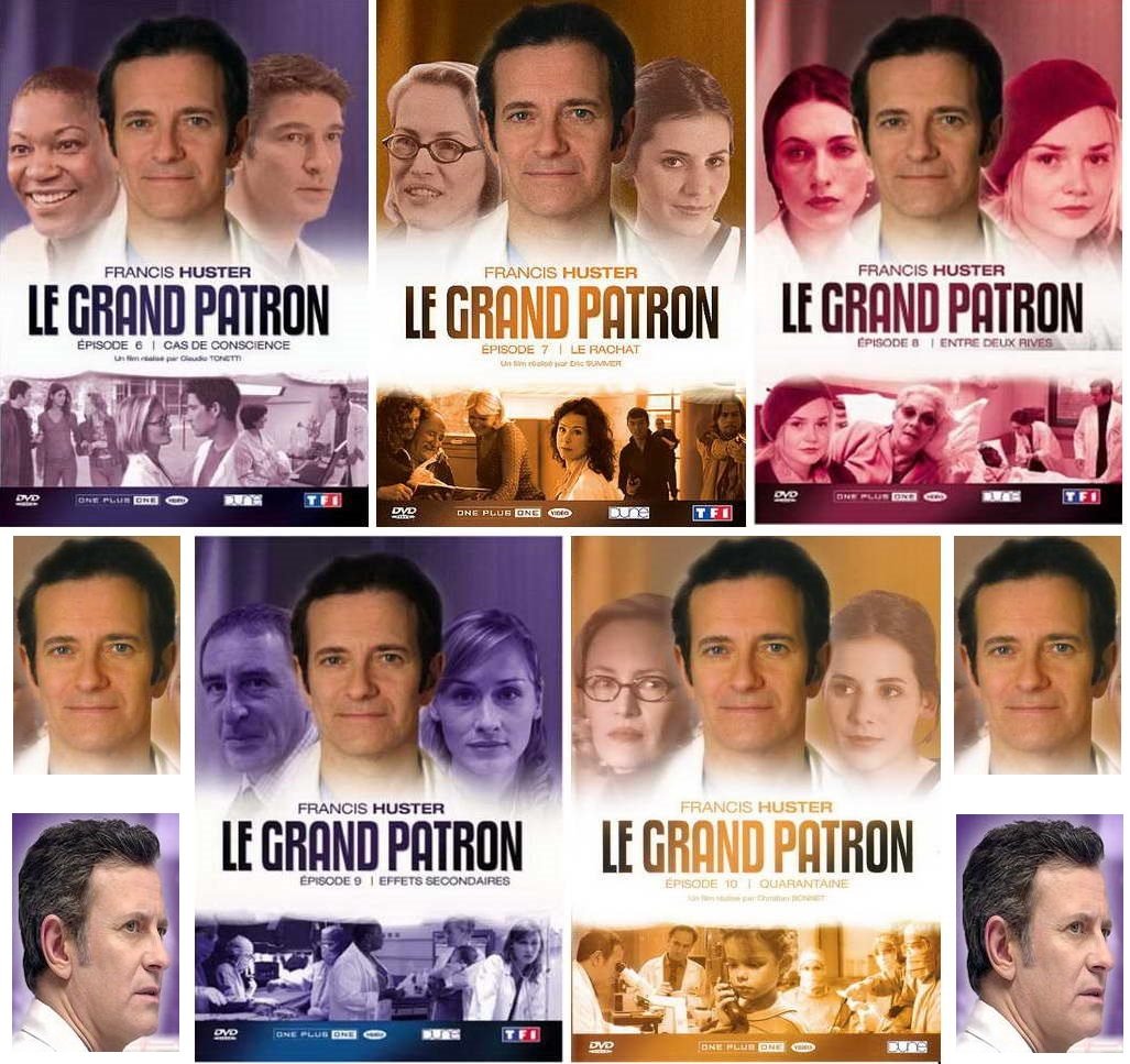 Coffret le grand patron n. 2, épisode 6 a 10 : cas de conscience ; le rachat ; entre deux rives ; effets secondaires ; Box sets