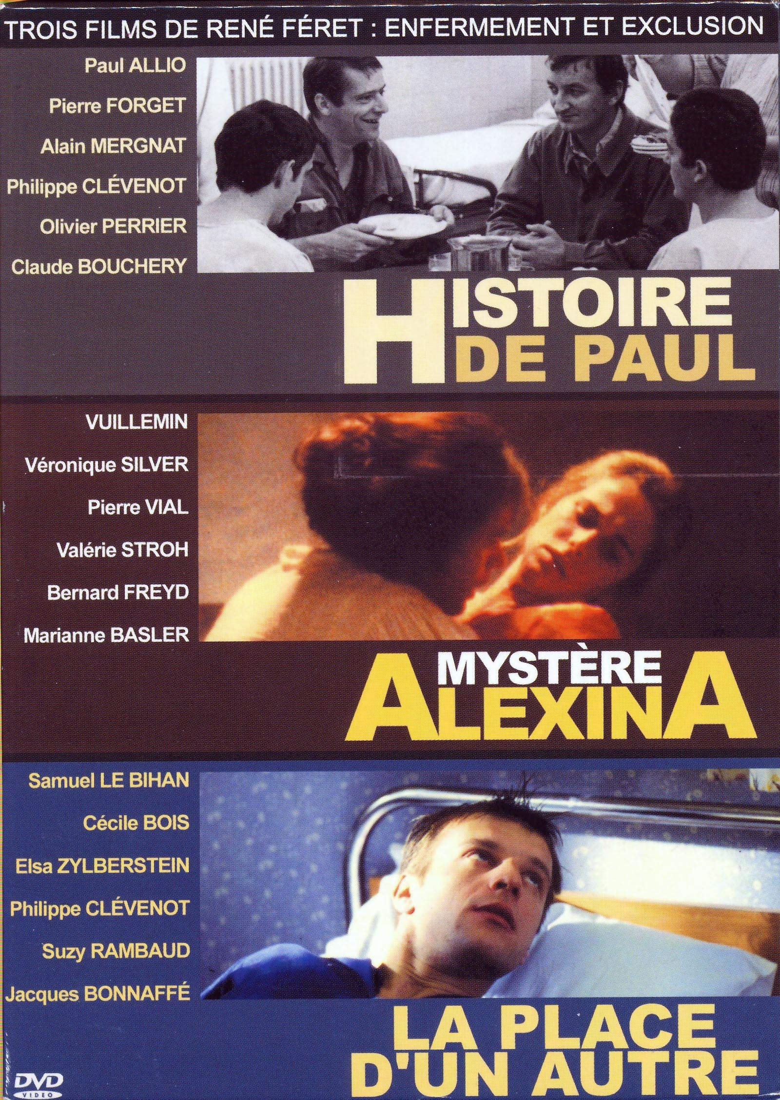 Coffret tryptique folie : histoire de paul / mystere alexina / la place d'un autre - Coffret 3 DVD Movies