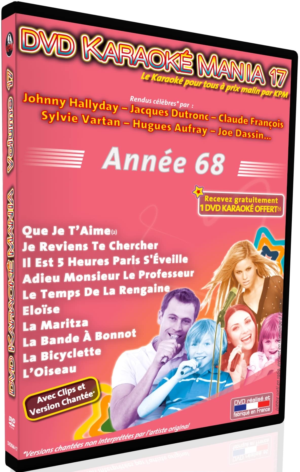 DVD Karaoké Mania Vol.17 "Année 1968" dvd