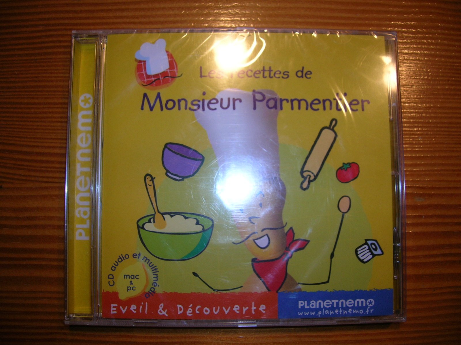 LES RECETTES DE MONSIEUR PARMENTIER - EVEIL ET DECOUVERTE PLANETNEMO - software