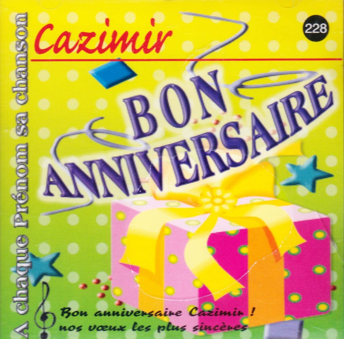 Joyeux Bon Anniversaire Cazimir cd