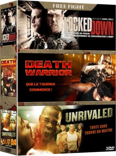 Free Fight : Locked Down + Death Warrior + Unrivaled dvd