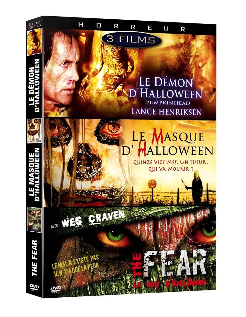 Horreur Halloween : Le Demon D'Halloween /Le Masque D'Halloween / The Fear dvd