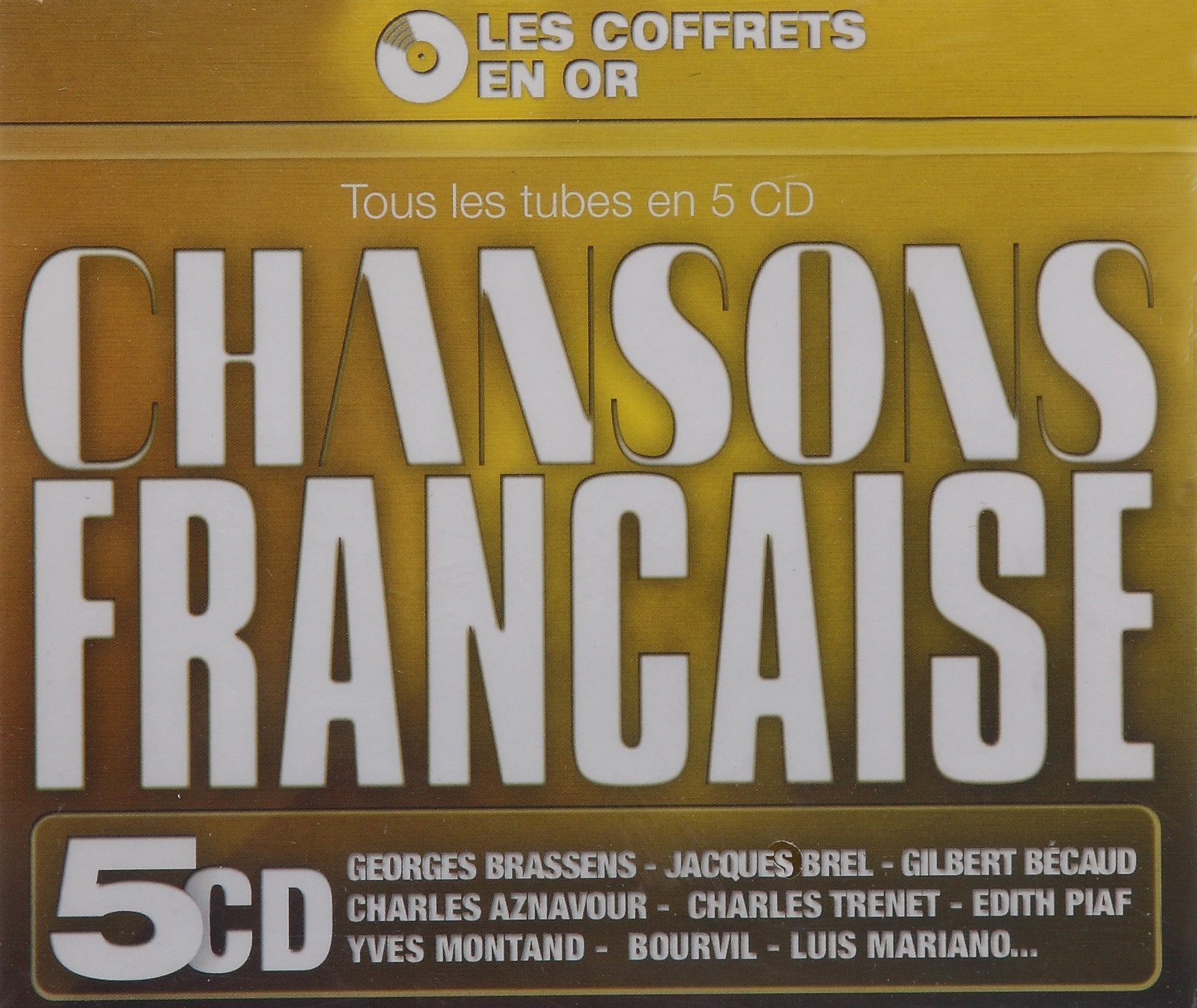 Tous les tubes Chanson Française (Coffret 5 CD) World Music