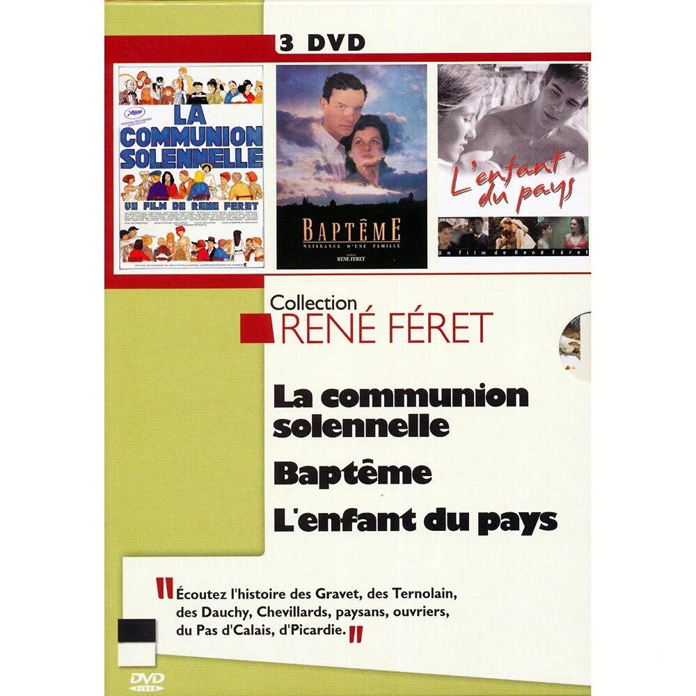 Coffret : la communion solennelle ; baptême ; l'enfant du pays Films