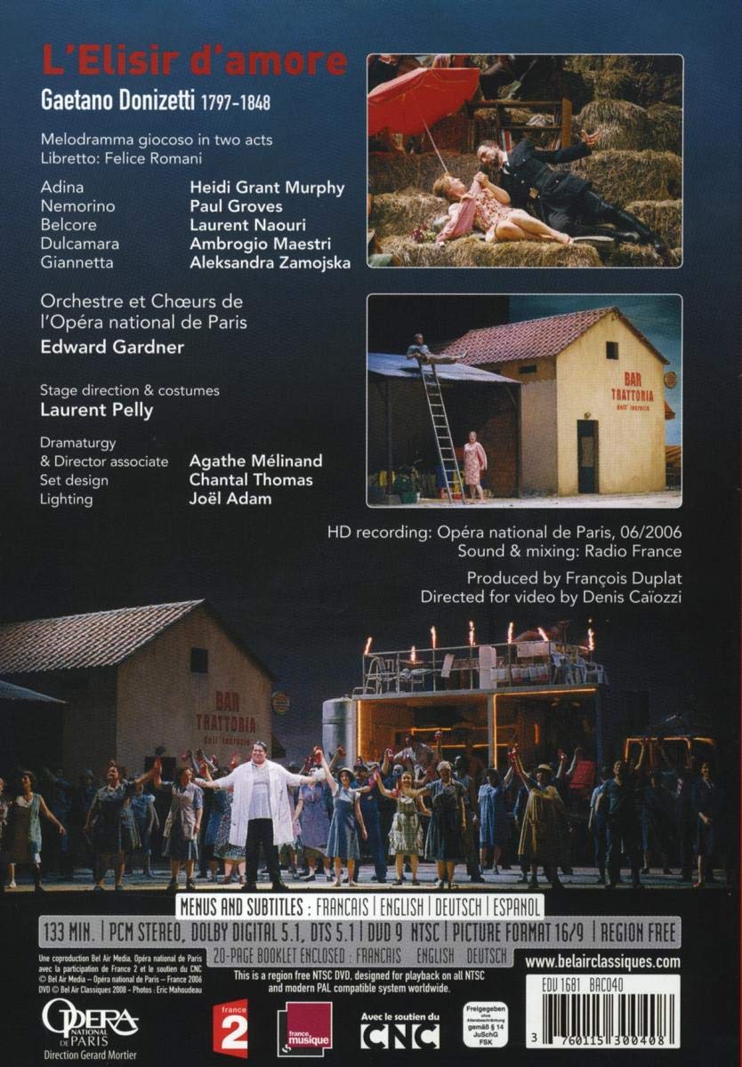 Gaetano Donizetti - L'elisir d'amore (Opéra national de Paris 2006) Music
