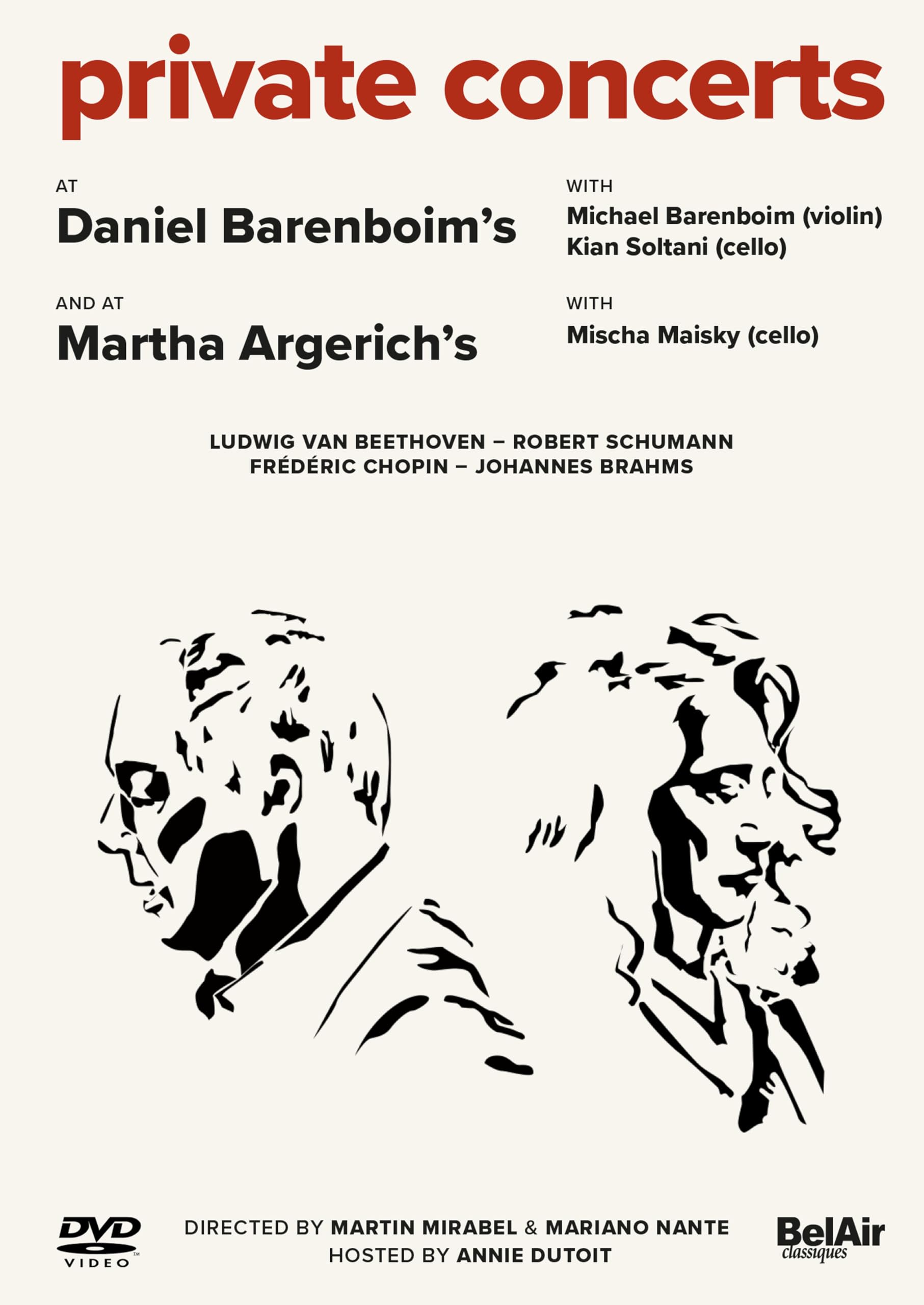 Private Concerts at D.Barenboim's & M.Argerich's Movies