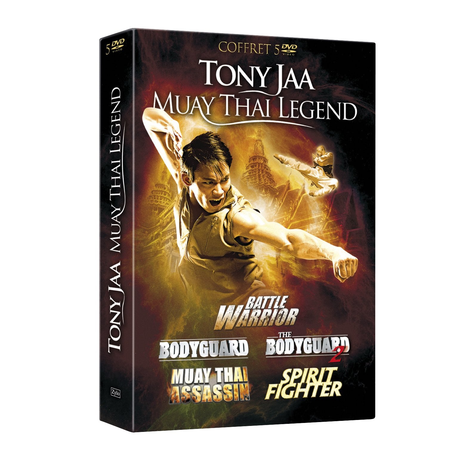 Tony Jaa - Muay Thai Legend - Coffret 5 DVD Films