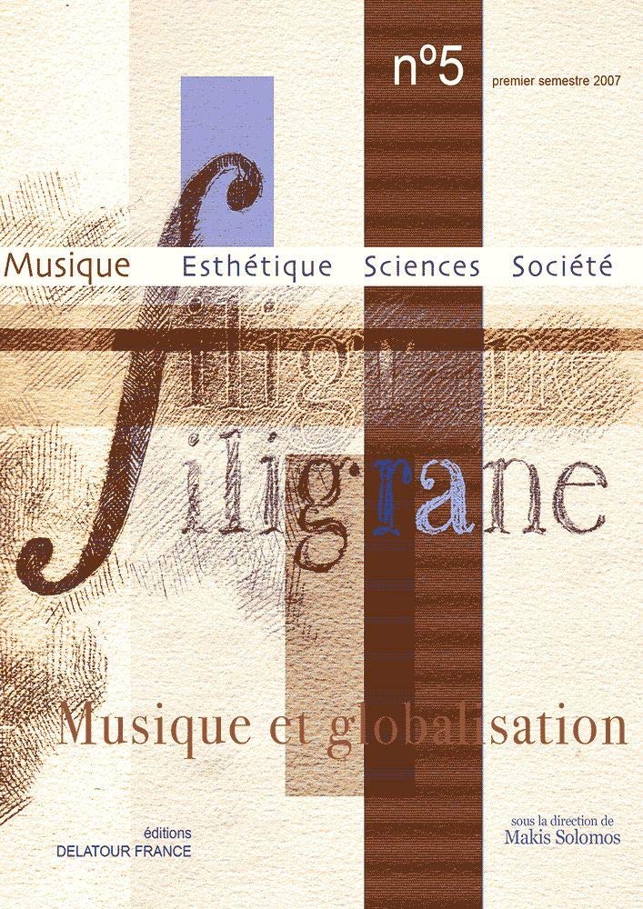 Revue filigrane n05 - musique et globalisation book