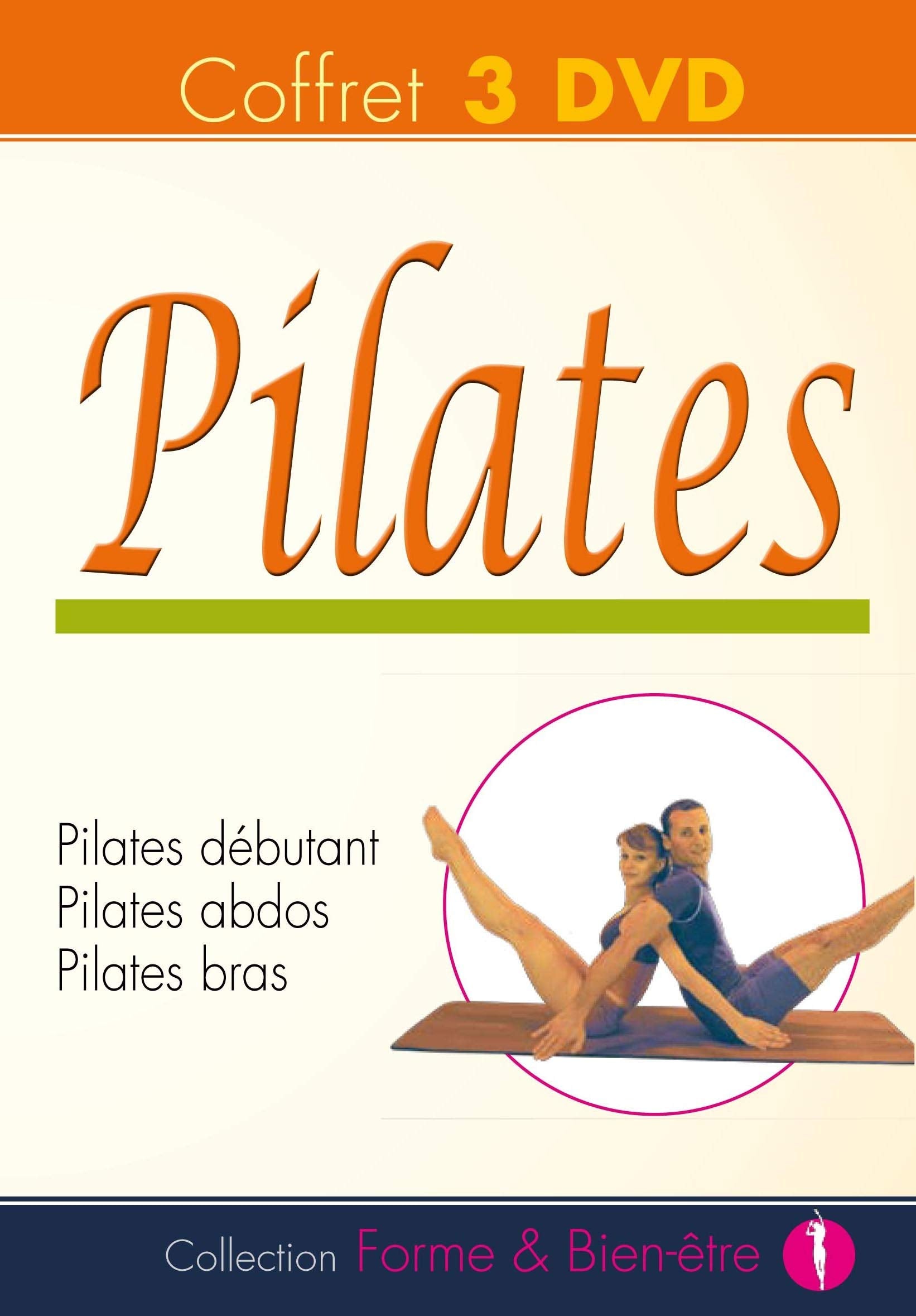 Coffret pilates : pilates débutant ; pilates abdos ; pilates bras Films