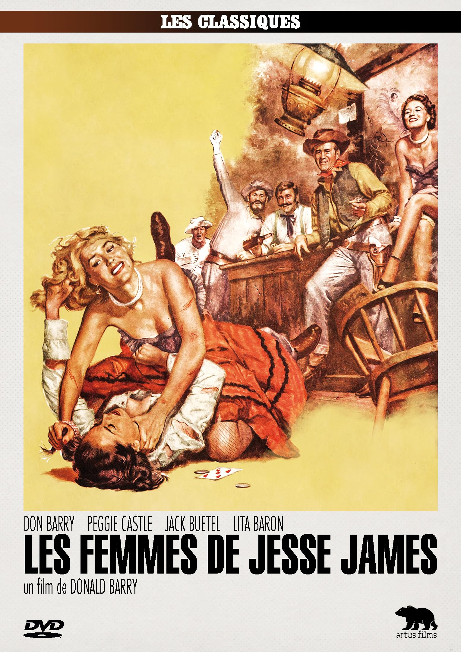 Femmes de Jesse James, Les dvd