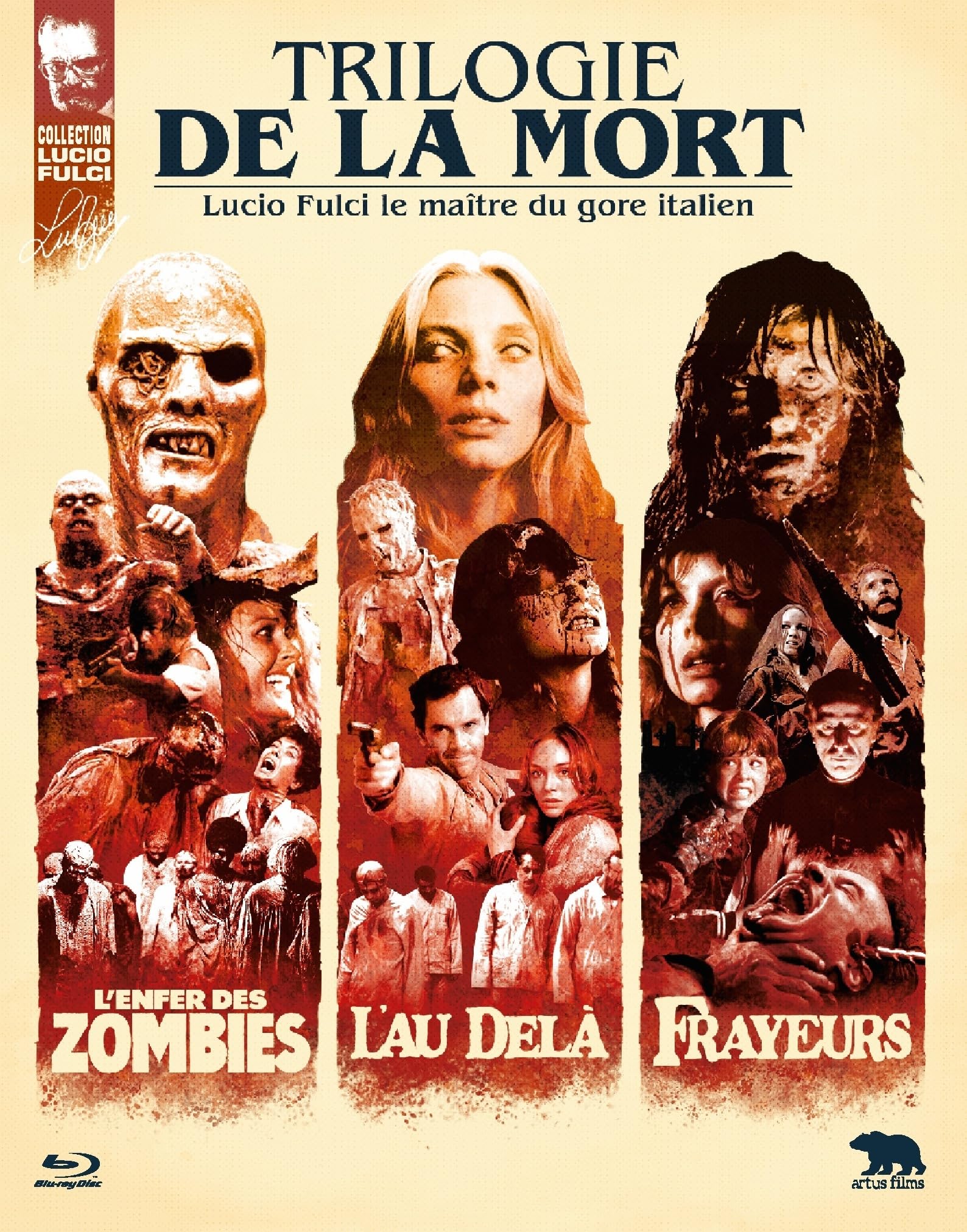 Trilogie de la Mort-l'enfer des Zombies + L'Au-delà + Frayeurs Films
