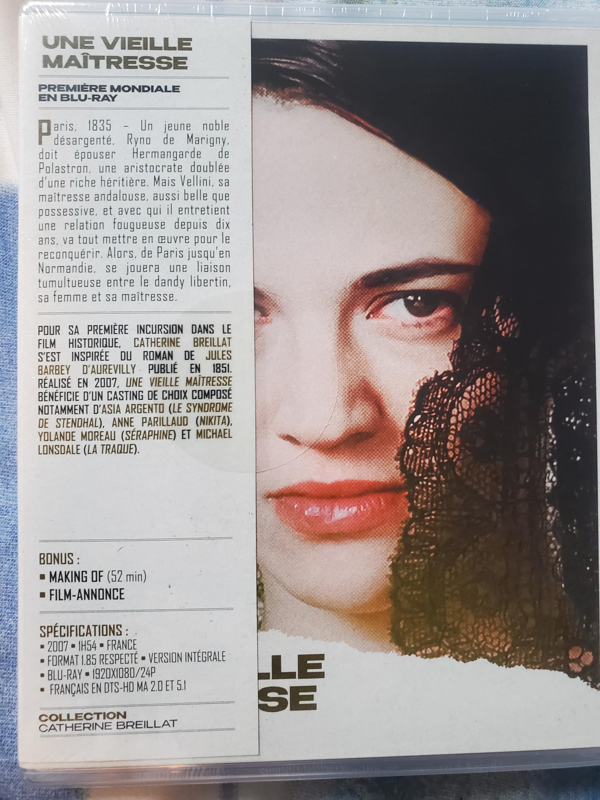 une vieille maitresse blu ray et bonus dvd