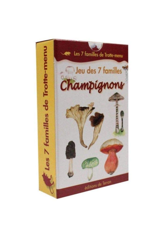 Jeu des 7 familles Champignons - Les 7 familles de Trotte-menu Books