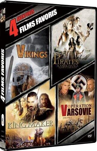 Coffret aventures : viking ; king maker ; opération varsovie : le poète ; pirates de langkasuka Films