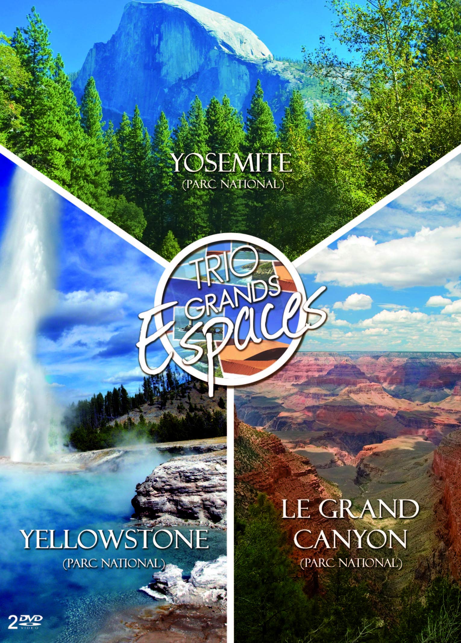 Trio grand espace : yosemite ; yellowstone ; le grand canyon Films