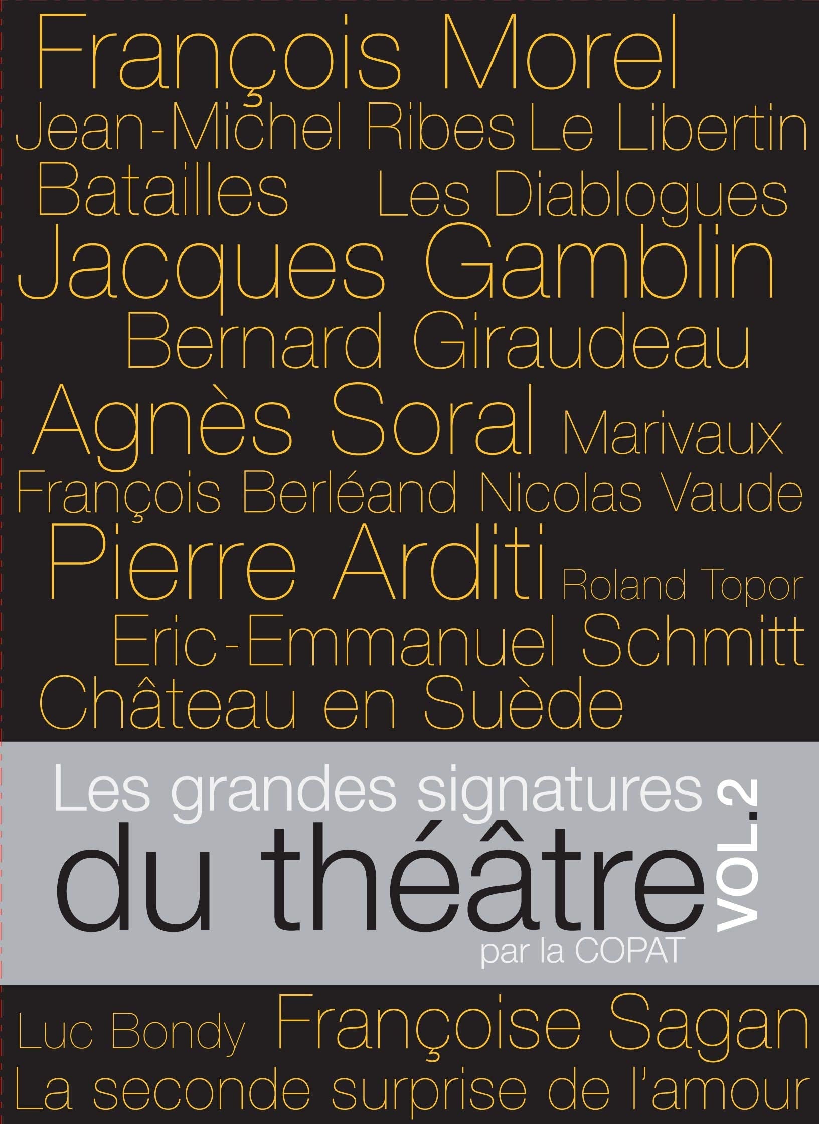Les grandes signatures du théâtre - Volume 2 dvd