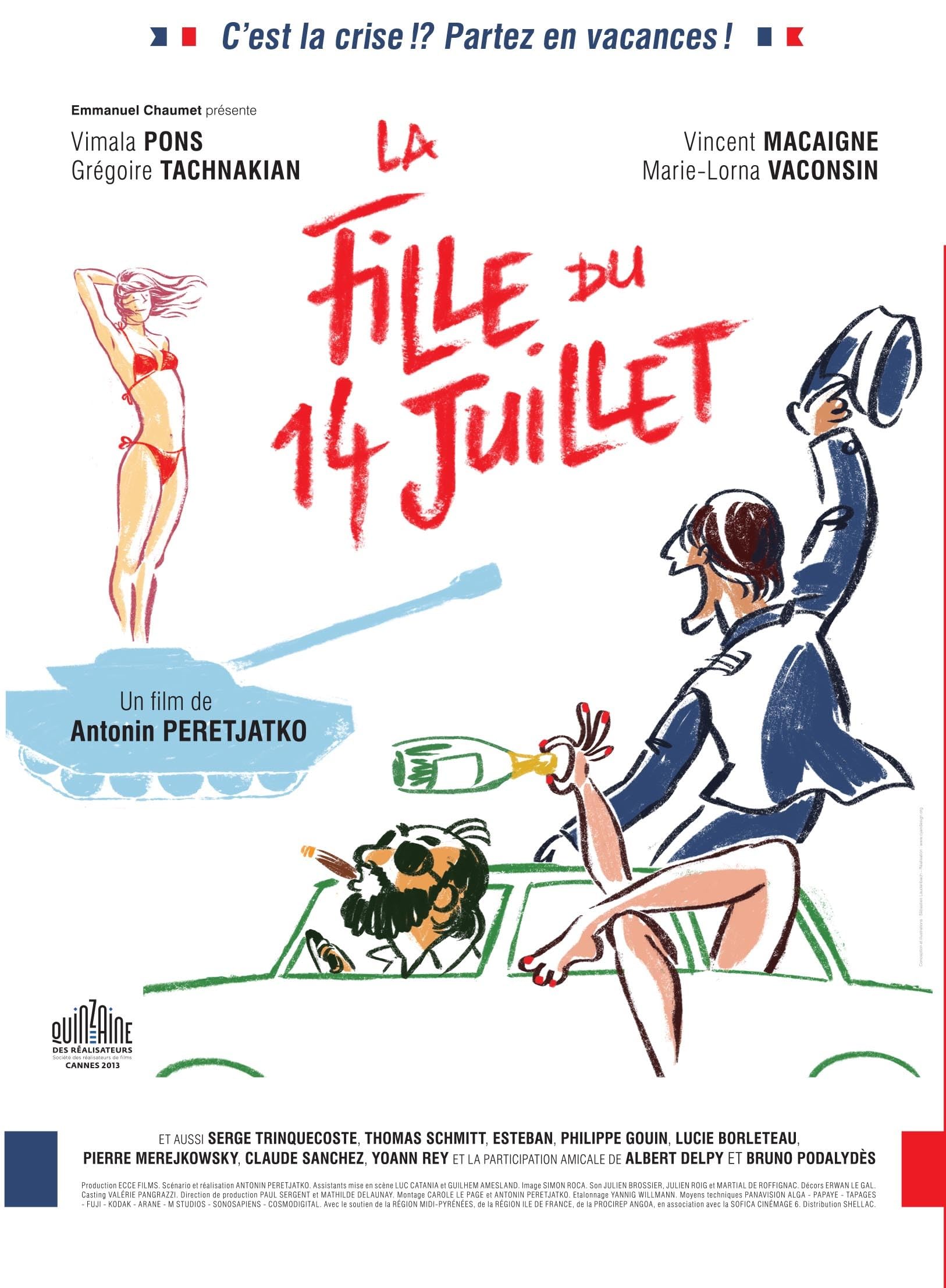 La fille du 14 juillet Films