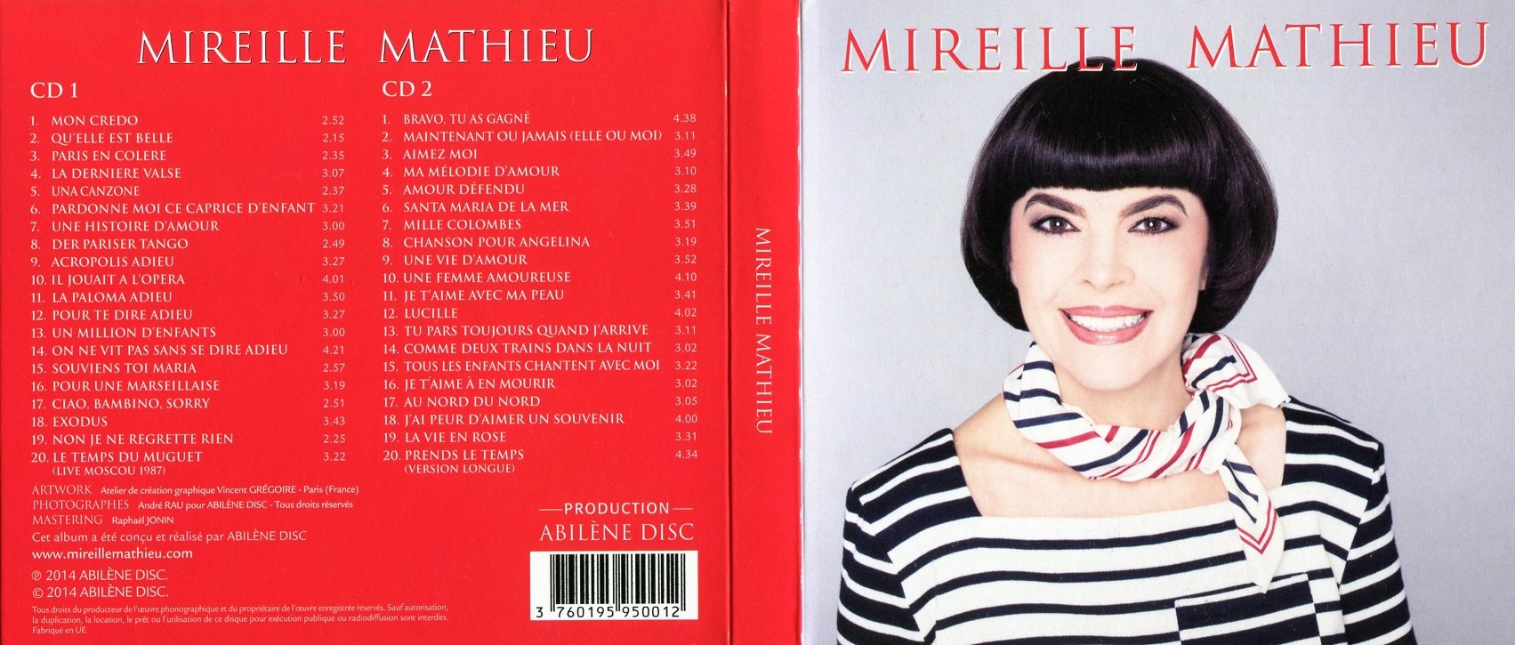 Mireille Mathieu: Best of spécial pour le Jubilé à l'Olympia 2014 cd