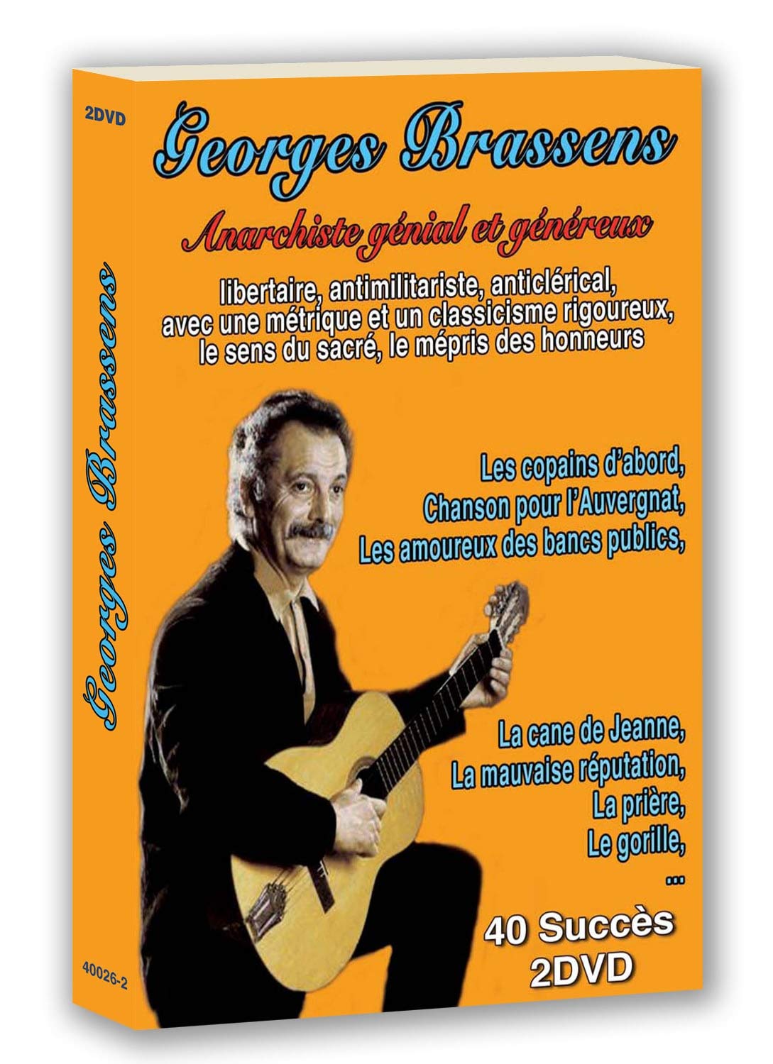 Brassens, Georges - Anarchiste, Génial Et Généreux (2dvd) Films