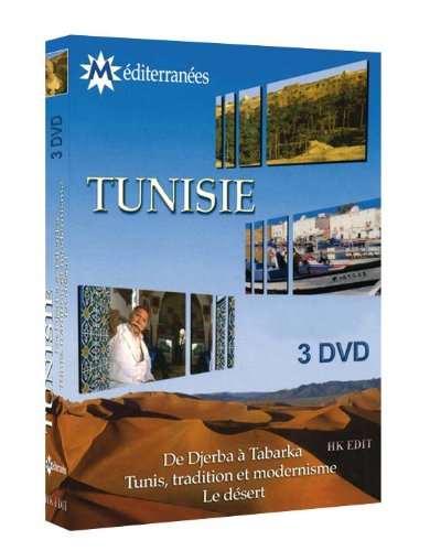 Coffret tunisie 3 documentaires : de djerba à tabarka ; tunis, tradition et modernisme ; le désert Films