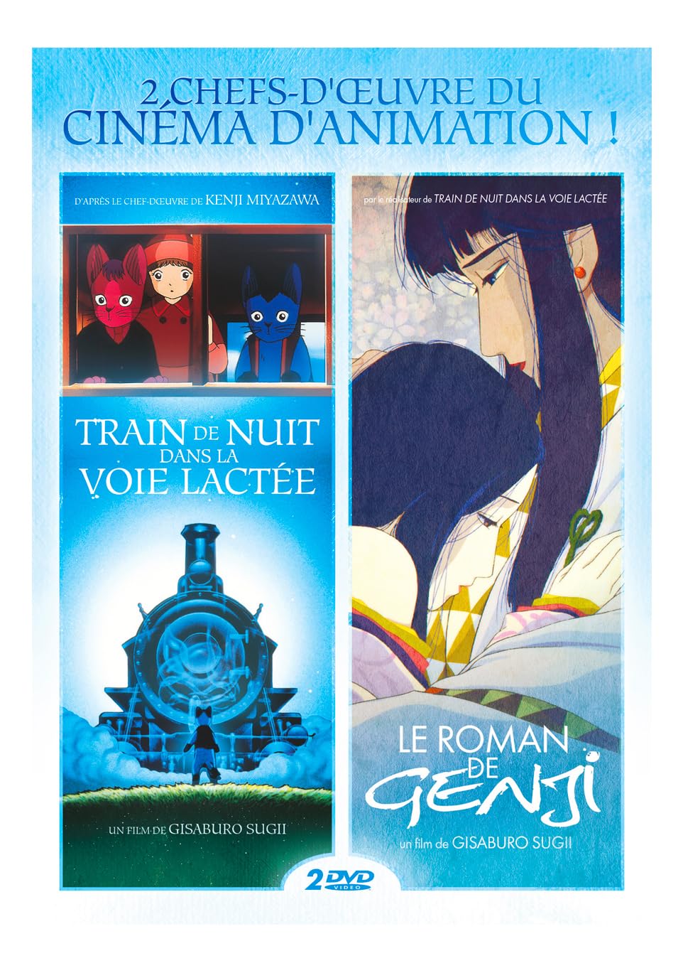 Coffret chefs-d'oeuvre du cinéma d'animation 2 films : train de nuit dans la voie lactée ; le roman de genji Movies