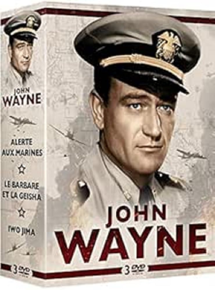 Coffret john wayne 3 films : alerte au marines ; iwo jima ; le barbare et la geisha Films