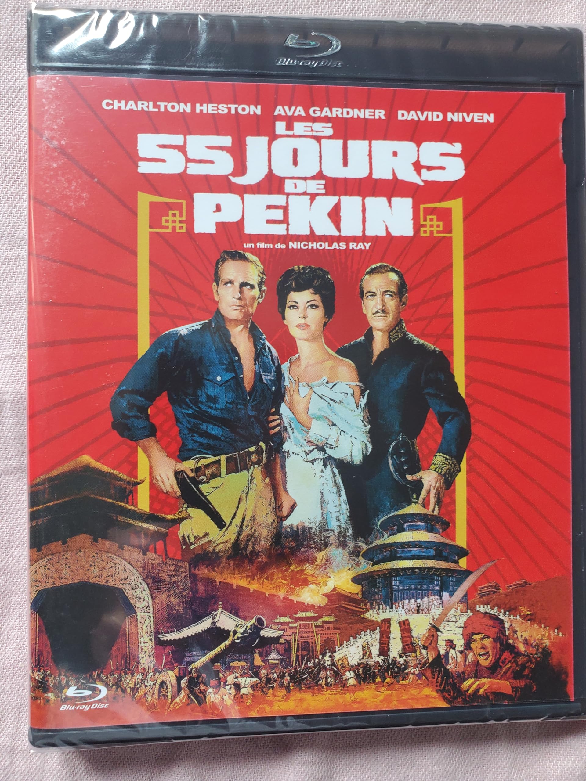 les 55 jours de pekin blu ray heston dvd