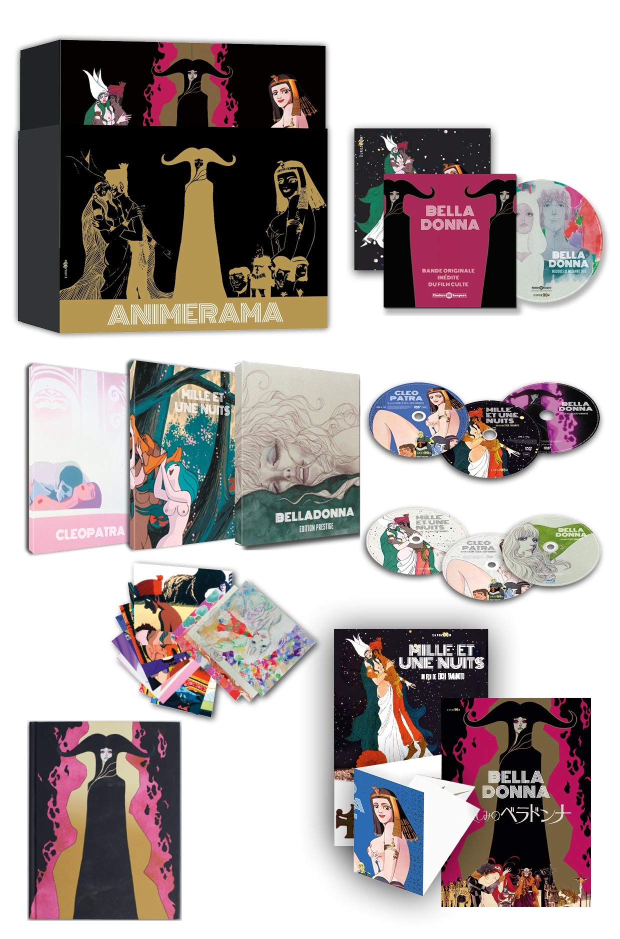 Animerama : Belladonna + Mille et Une Nuits + Cleopatra dvd