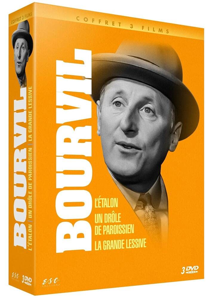 BOURVIL (L'ETALON - UN DROLE DE PAROISSIEN - LA GRANDE LESSIVE (!)) dvd