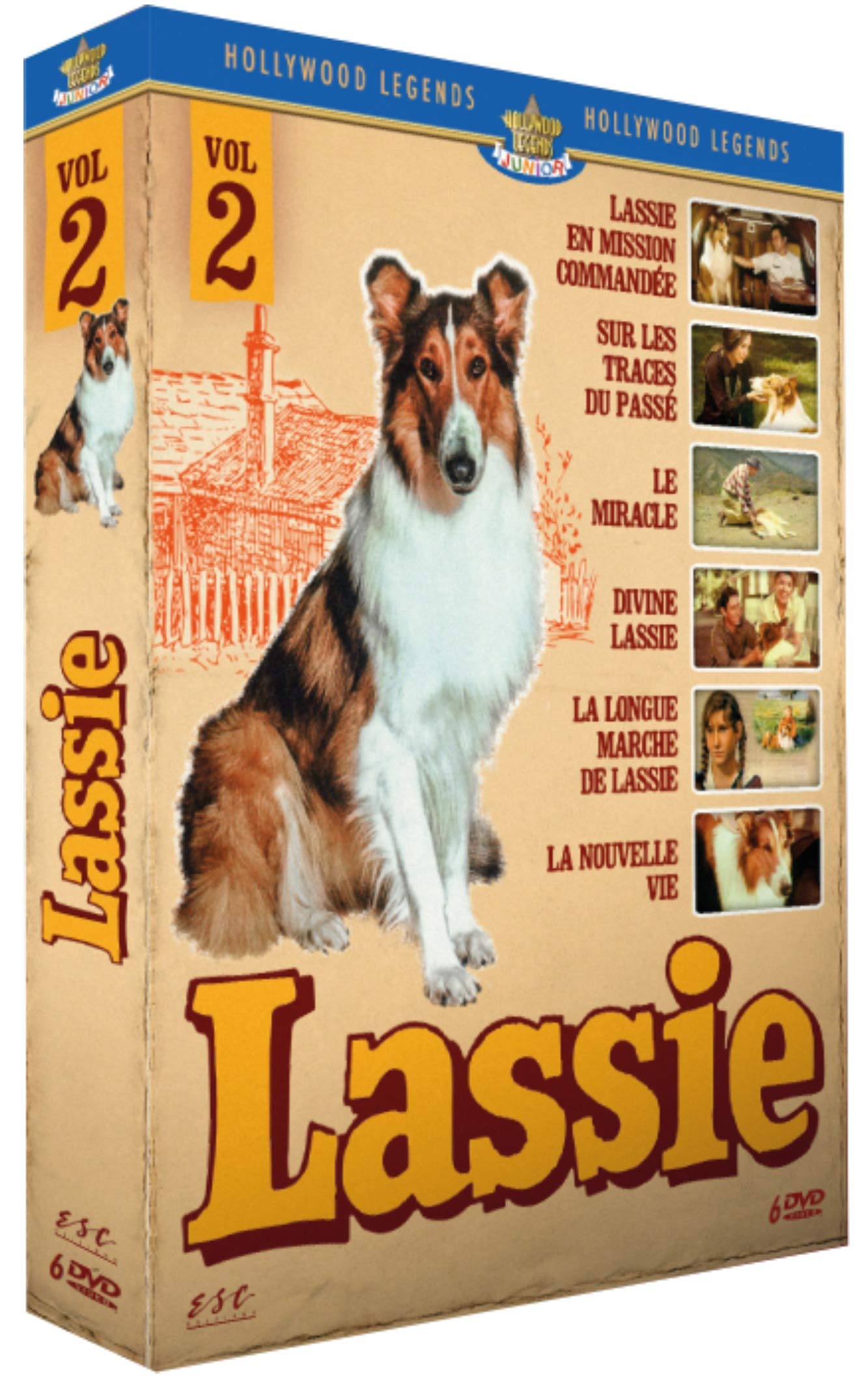 Lassie-Les Longs METRAGES Partie 2 Coffret 6 DVD dvd