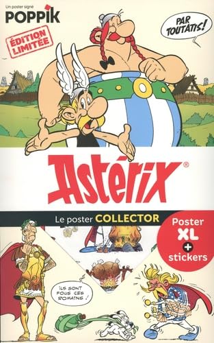 Poppik Astérix: 1 poster + 45 stickers repositionnables book