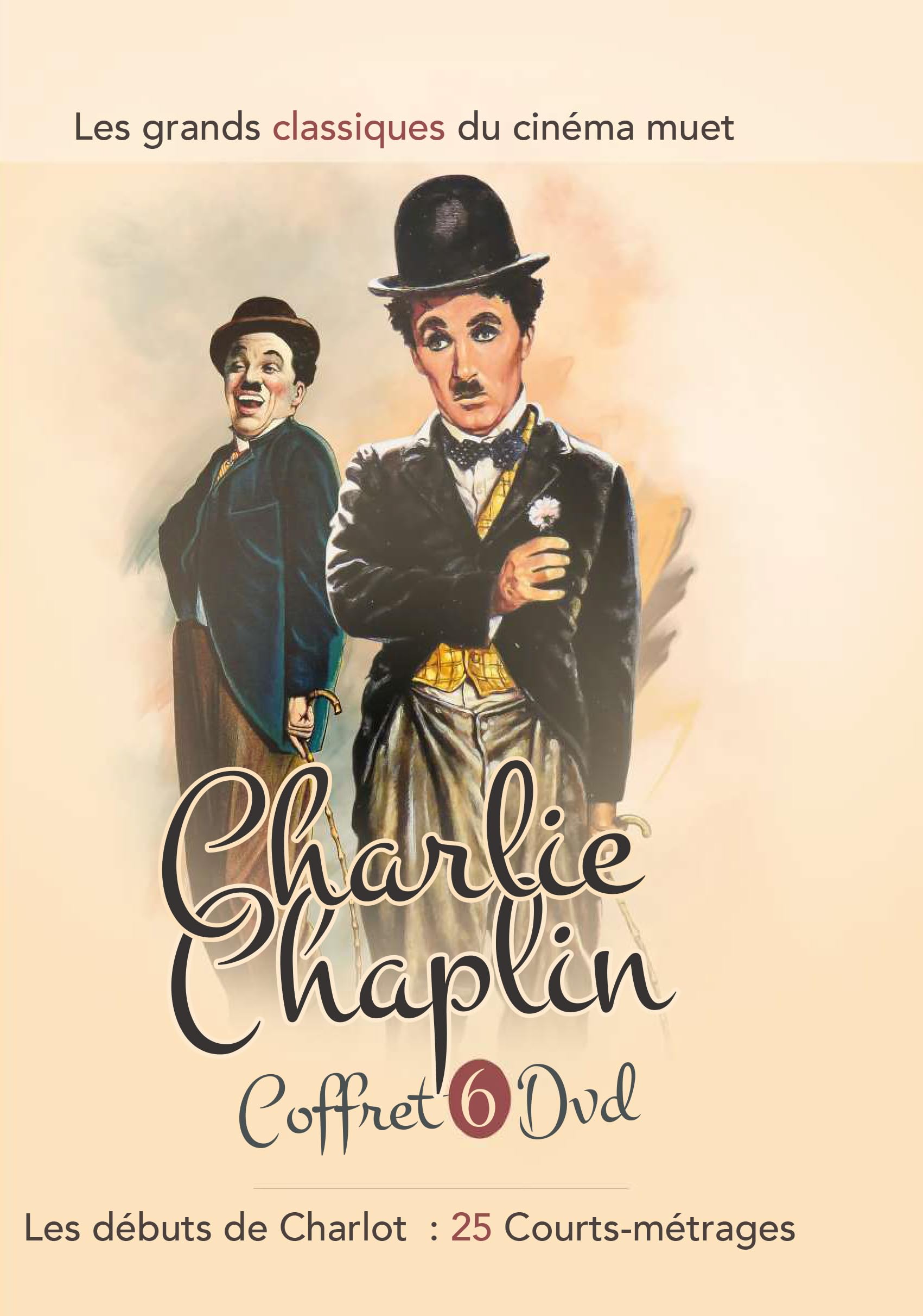 Coffret charlie chaplin, les débuts de charlot 25 courts-métrages Films