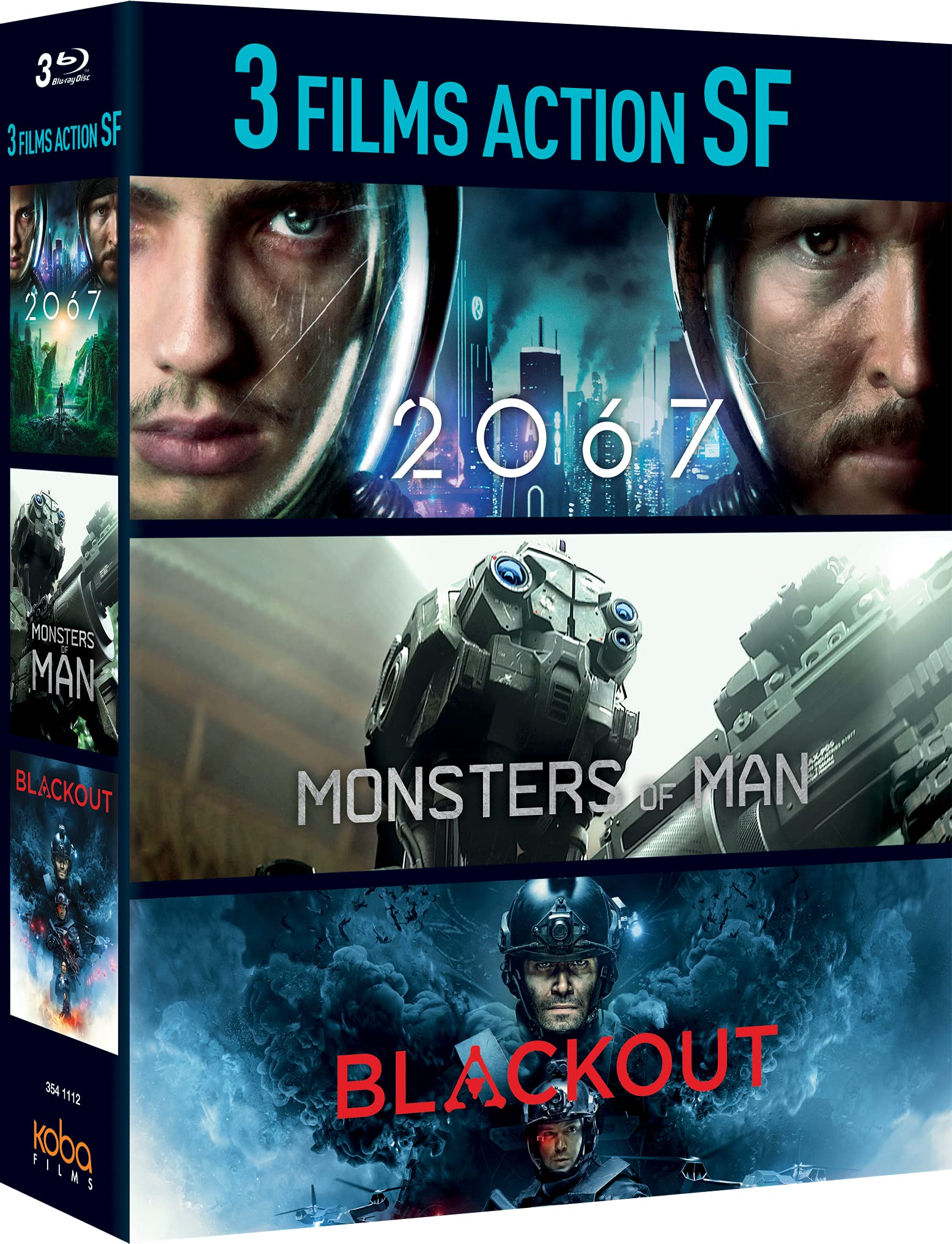 Action SF-Coffret 3 Films : 2067 + Monsters of Man + Blackout Films