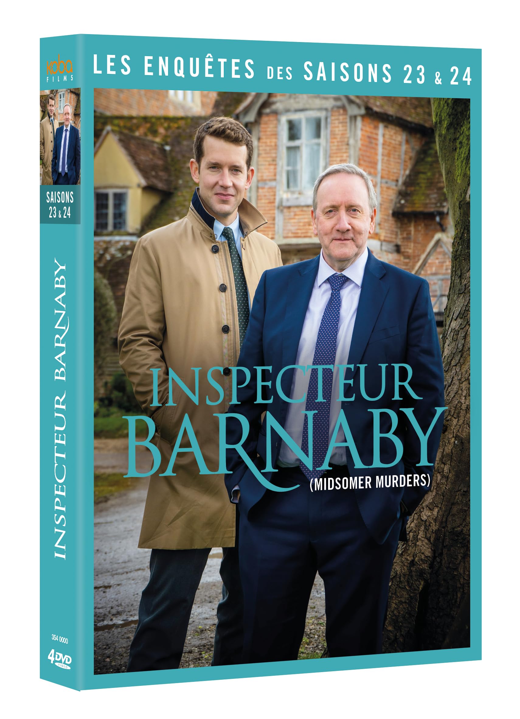 INSPECTEUR BARNABY - SAISONS 23 & 24 - 4 DVD Films