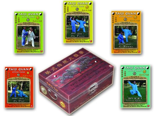 Coffret 5 DVD Taiji Quan Style Yang 108 mouvement FR-ENG Films