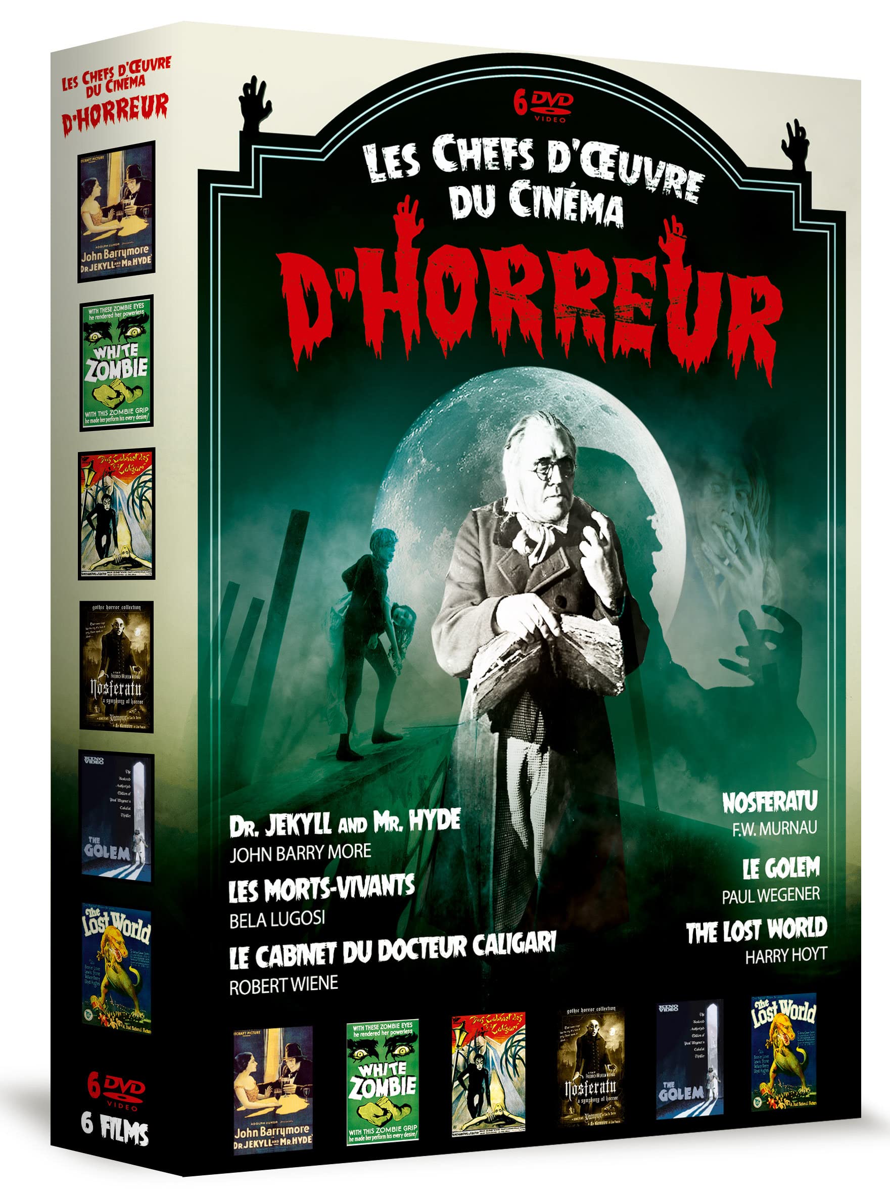 Coffret les grands classique du cinema d'horreur 6 films Films
