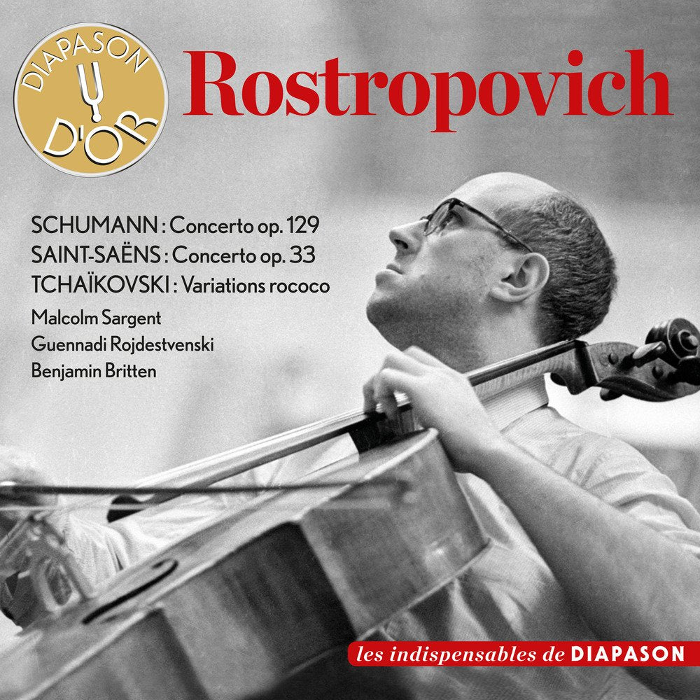 Mstislav Rostropovich : Schumann, Saint-Saëns, Tchaikovski. Classical
