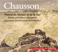 Pierre Monteux & Luis De Froment: Chausson -Symphony In B Flat-Poeme De L Amour Et De La Mer Music