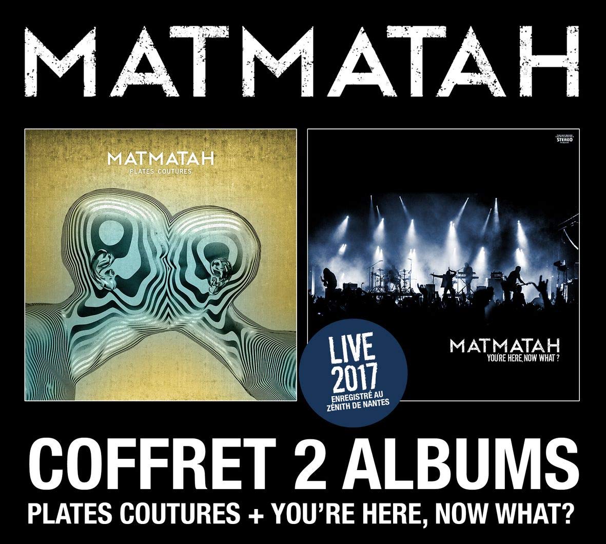 Coffret Plates Coutures + You're Here, Now What (2 Cds) cd