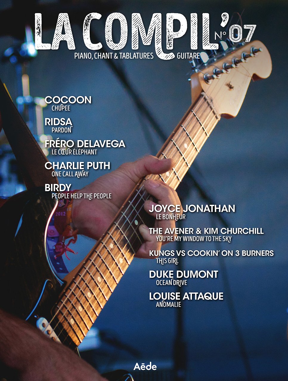 Partition piano, voix, guitare - La compil' n°7 book