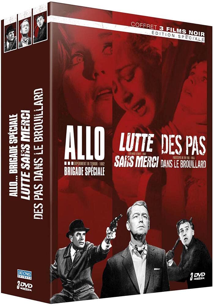Coffret films noirs 3 films : lutte sans merci ; des pas dans le brouillard ; allô… brigade spéciale Films