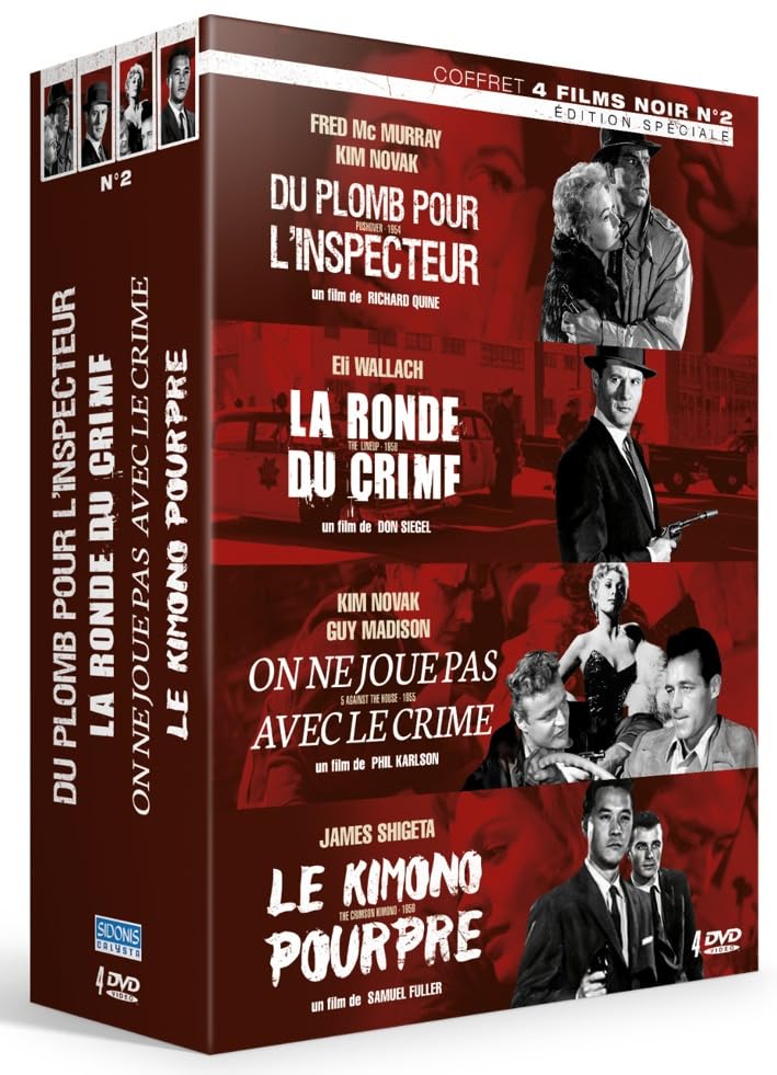 Coffret films noirs, vol. 2, 4 films Films