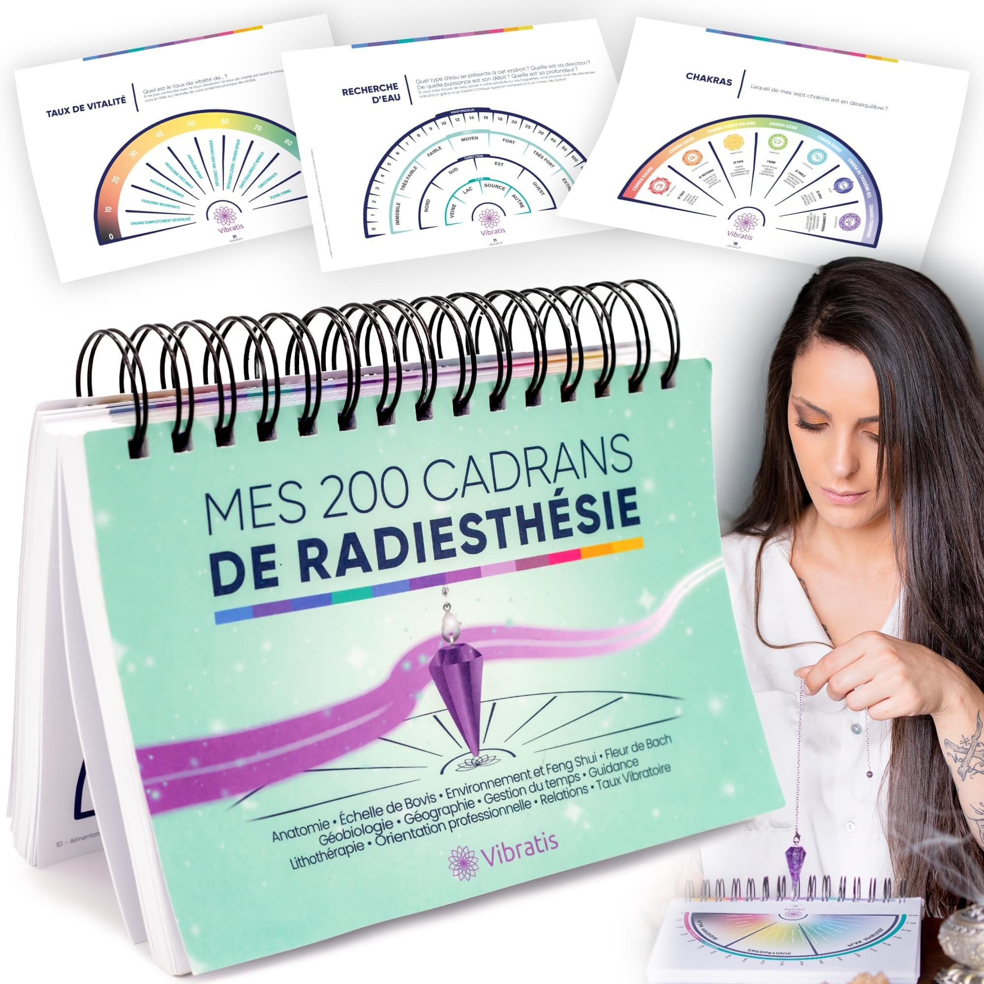 200 Planches De Radiesthésie - Livre De Cadrans Pour Pendule Divinatoire En Français - Format A5: Livre de 200 Planches de Radiesthésie conçu et imprimé en France Religion & Esotericism