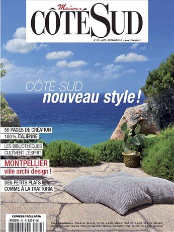 MAISONS COTE SUD N°137 ; COTE SUD NOUVEAU STYLE ; 50 PAGES DE CREATION 100% ITALIENNE ; MONTPELLIER VILLE ARCHI DESIGN book