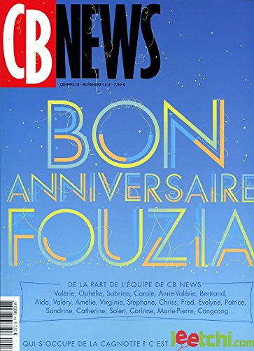 CB news - bon anniversaire Fouzia book