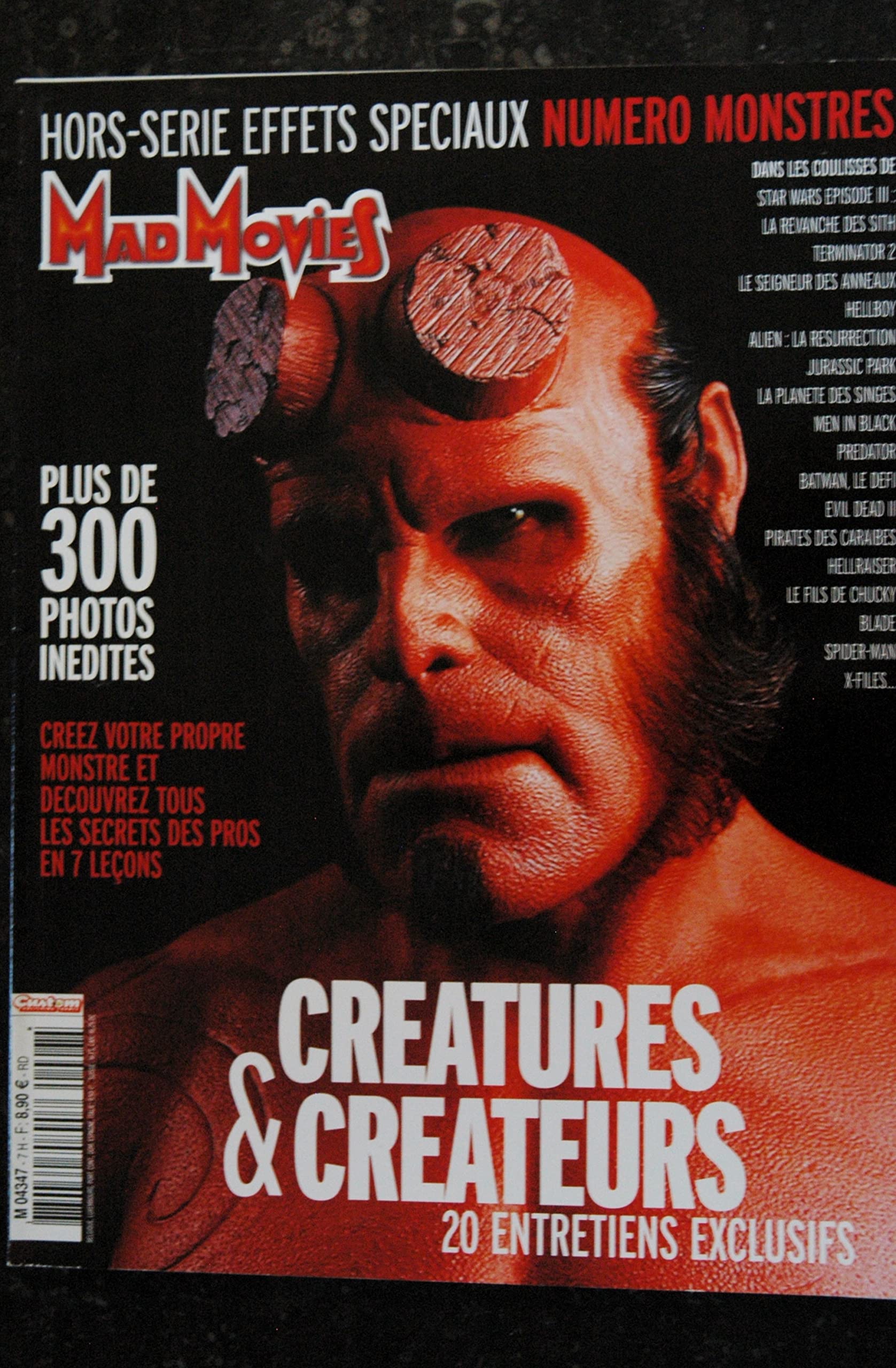 MAD MOVIES Hors-Série n° 7 EFFETS SPECIAUX NUMERO MONSTRES CREATURES & CREATEURS book